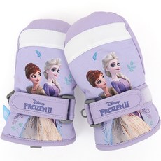 迪士尼孩童冰雪奇緣 2 滑雪春季春季連指手套 50036