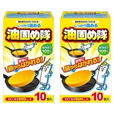 Cotton labo 廚房用油凝固劑 10包入，每包含油約600mL，100%植物成分, 180g, 2盒