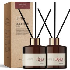 메르헨트 퍼퓸 드 디퓨저 2p + 섬유리드 10p 세트, 블랙체리, 200ml, 1세트