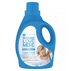 NATURE LOVE MERE Cool Fresh 嬰兒洗衣精, 含桉樹萃取物, 不含苯氧乙醇, 1.8L, 1瓶