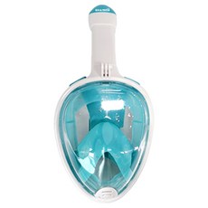 KKAEBIDA 全罩式浮潛面罩 成人用, 綠色