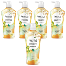 Essential 逸萱秀 台灣公司貨 香氛精油修護 潤髮乳 英國梨&百合, 700ml, 5瓶