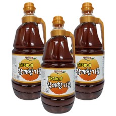 Haechannarae 達田內 芝麻香油, 3個, 1.8L