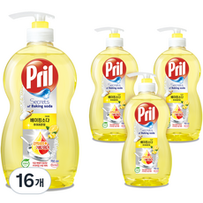 프릴 시크릿 오브 베이킹소다 퓨어레몬 향, 750ml, 16개