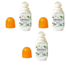 水晶身體除臭滾珠型洋甘菊綠茶, 66ml, 3個