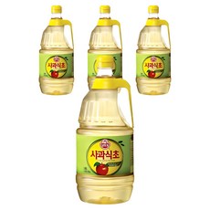오뚜기 사과식초, 1.8L, 4개