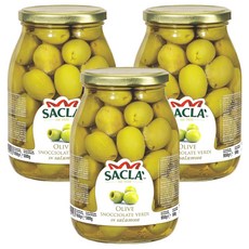 SACLA 無籽巨大綠橄欖, 950g, 3個