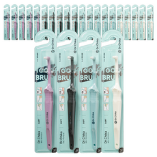 Dr.Chika 尖端牙刷 圓頂型組合, 4入, 6套