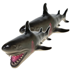 軟式海洋鯊魚公仔 中, 2個