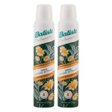바티스트 네추럴리 드라이 샴푸 그린티＆캐모마일 120g, 200ml, 2개