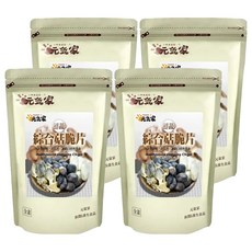 元氣家 綜合菇脆片 嚴選新鮮菇類製成 口感酥脆爽口, 100g, 4包