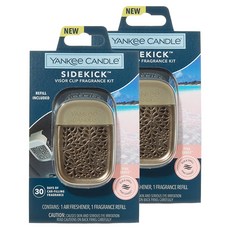 YANKee CANDLe Sidekick 車用芳香劑 遮陽板夾, 2個, 粉紅沙灘