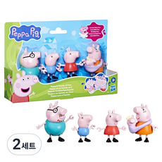 Hasbro 孩之寶 粉紅豬小妹五口之家公仔組 G0506, 2套