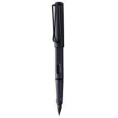LAMY Safari 狩獵系列鋼筆 EF尖 霧黑款, 鋼黑色, EF