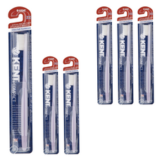 켄트 콤팩트 초극세모 칫솔 퍼플, 1개입, 6개