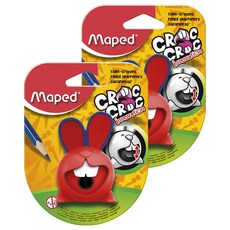 Maped 查克兔單孔筆削, 顏色隨機, 2個