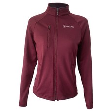 WOAWOA 3D網格刷毛立領保暖透氣外套-女款-棗紅S, 1入