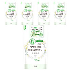 第一石鹼 FUNS布用消臭噴霧 補充包 清新綠香, 5包, 320ml