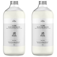 Dear Fennel 深層香氛衣物柔軟精 暖棉香 正裝, 1L, 2個