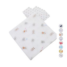 babybear 無螢光印花手帕 10入