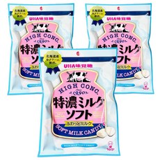 UHA 味覺糖 特濃軟糖 牛奶味, 70g, 3包