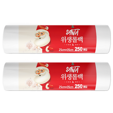 dailed 聖塔 衛生捲袋 中 25cm x 35cm, 中(M), 2個, 250入