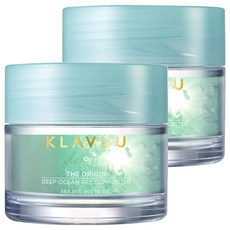 KLAVUU 克拉優 珍珠原生淨膚 無油 舒緩保濕凝膠, 70ml, 2罐