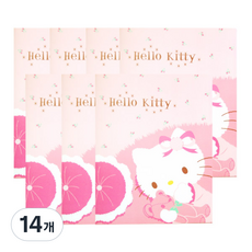 드림산업 헬로키티 클리어화일 A4 20매, 곰돌이키티, 14개