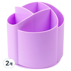 캐시리치 인테리어 데스크 오거나이저 12.2 x 12.5 cm, 퍼플, 2개