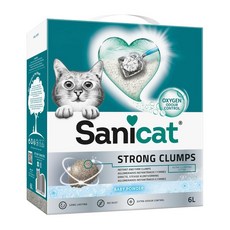 SANICAT 強力凝結貓砂, 6L, 1包
