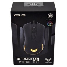 ASUS 華碩 TUF Gaming M3 Gen II 電競 Wired 滑鼠 黑色 P309 59g 輕量 IP56 防塵防水 抗菌功能 左右手通用 光學感測器 相容 Windows/macOS