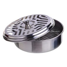 BEER BEAR 皮久熊 蚊退散附蓋式蚊香盒, 銀色 + 灰色