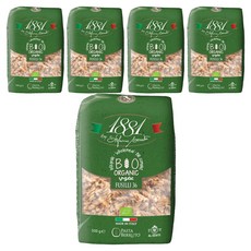 파스타베루또 1881 유기농 통밀 푸실리, 500g, 5개