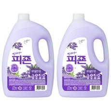 피죤 강력탈취 섬유유연제 바이올렛 가든 본품, 3.1L, 2개