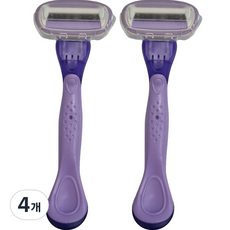 Y.S. 一次性身體女士剃須刀 紫色, 4個, 1入