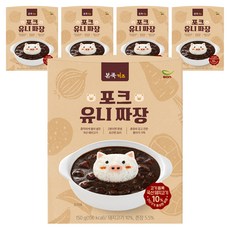 Baby Bonjuk 兒童叉子麵 炸醬, 5個, 150g