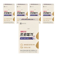 Chong Kun Dang 鍾根堂 rTG Omega 3雙效魚油軟膠囊Plus, 60顆, 5盒