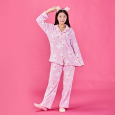 BUTTERSHOP Butter Family 柔軟天使史克兔超細纖維睡衣上下套裝