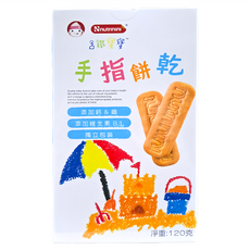 Nnutrinini 脆妮妮 含鐵寶寶餅, 原味, 120g, 1盒