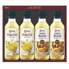 CJ BEKSUL 白雪 頂級食用油 23號 禮盒, 1套, 500ml