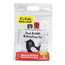 K's Kids 奇智奇思 布書 Black and White sometimes Red 黑白紅, Black & White & Sometimes Red