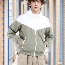 男款拉格蘭網眼內襯防風拉鍊夾克 NX401