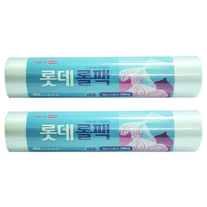 롯데이라이프 롯데위생롤팩 대 30cm x 40cm, 대(L), 200개, 2개