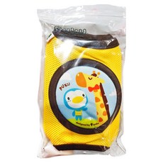 PUKU藍色企鵝 PUKU學步透氣護膝**, 長頸鹿 黃色, 2個