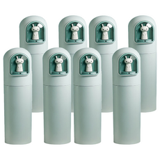 THE ZAKKA 膠囊兔便攜式牙刷盒, 藍色, 8個