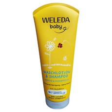 WELEDA 薇蕾德 金盞花寶貝洗髮沐浴乳 200ml, 1條