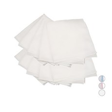 babybear 棉紗素色手帕 10入