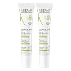 A-DERMA 艾芙美 新葉全效修護護唇霜 CICA-Lip Balm 15ml, 2條, 無色
