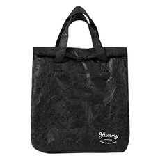 CUREUS Yummy 保冷便當袋, 黑色