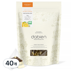 dabien 橘香南非國寶茶三角茶包, 1.5g, 20包, 2袋